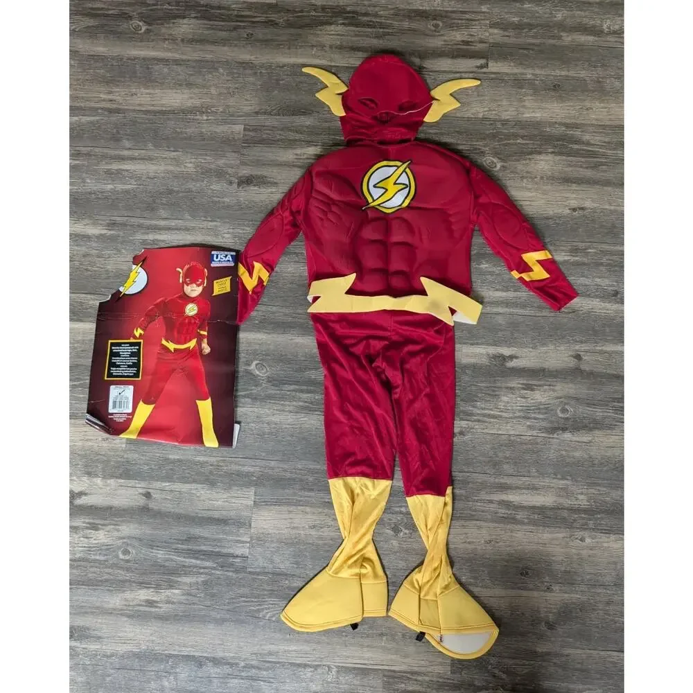 Rubies Comics The Flash Deluxe Muscle Chest Halloween Costume Boys S 3-4 Years